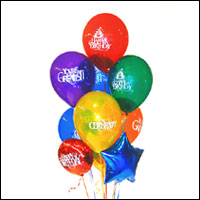  Samsun internetten iek siparii  21 adet renkli uan balon hediye rn