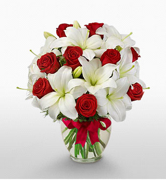  Samsun çiçek online çiçek siparişi  1 dal kazablanka 11 adet kırmızı gül vazosu